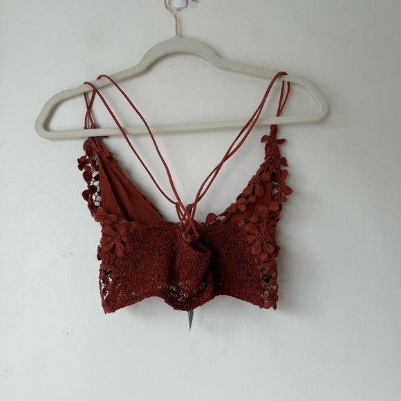 Free People Intimately Miss Dazie Bralette In Terracotta XS - Picture 6 of 8